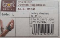 RhizoFlex Daumen Ringorthese NEU Gr. 1 rechts und links Saarland - Heusweiler Vorschau