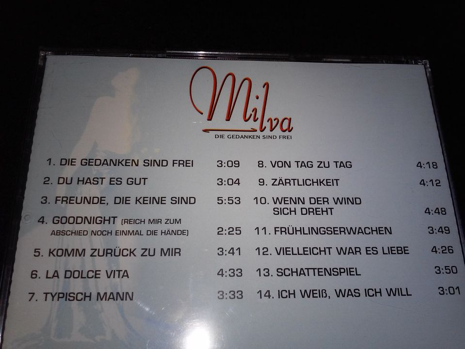 3x " Milva" Deutsch:Die Gedanken sind frei...(wie neu!)Geschenkti in Bad Segeberg