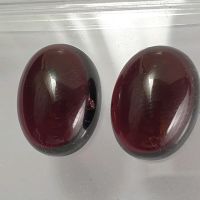 Paar Echter großer Granat Cabochon ( 29,38 Carat ) 16 x 12 mm Nordrhein-Westfalen - Recklinghausen Vorschau