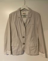 Jacke Blazer s.Oliver QS creme beige blau gepunktet 42 Hessen - Niestetal Vorschau