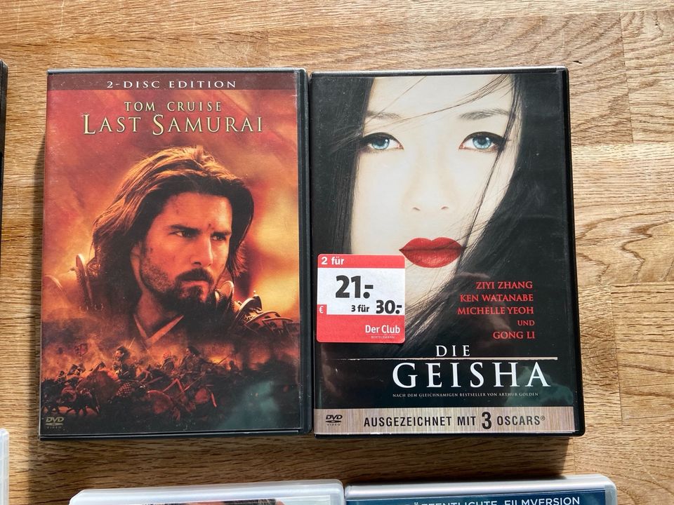 Div. DVD Set, Geisha Fity Shades Last Samurai in Großkarolinenfeld