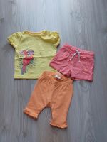 s. Oliver Set T-Shirt (gelb), Capri Leggings (orange), Shorts Baden-Württemberg - Burgrieden Vorschau