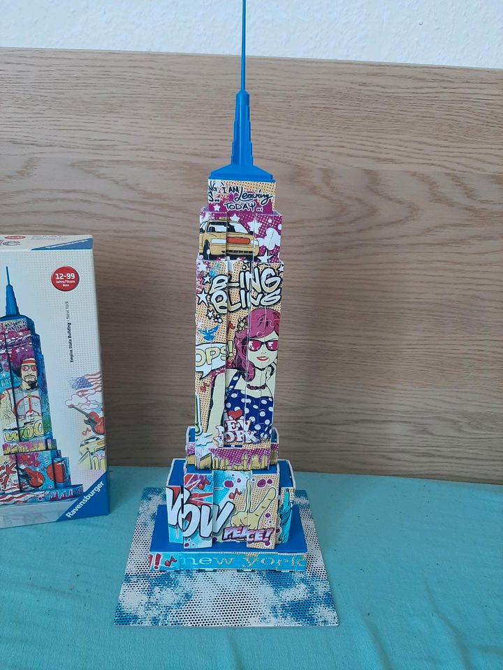 3D Puzzle Empire State Building 216 Teile Pop Art Edition Graffit in Dortmund