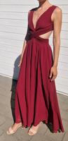 Abendkleid Kleid lang weinrot XS 32 34 Bayern - Karlshuld Vorschau