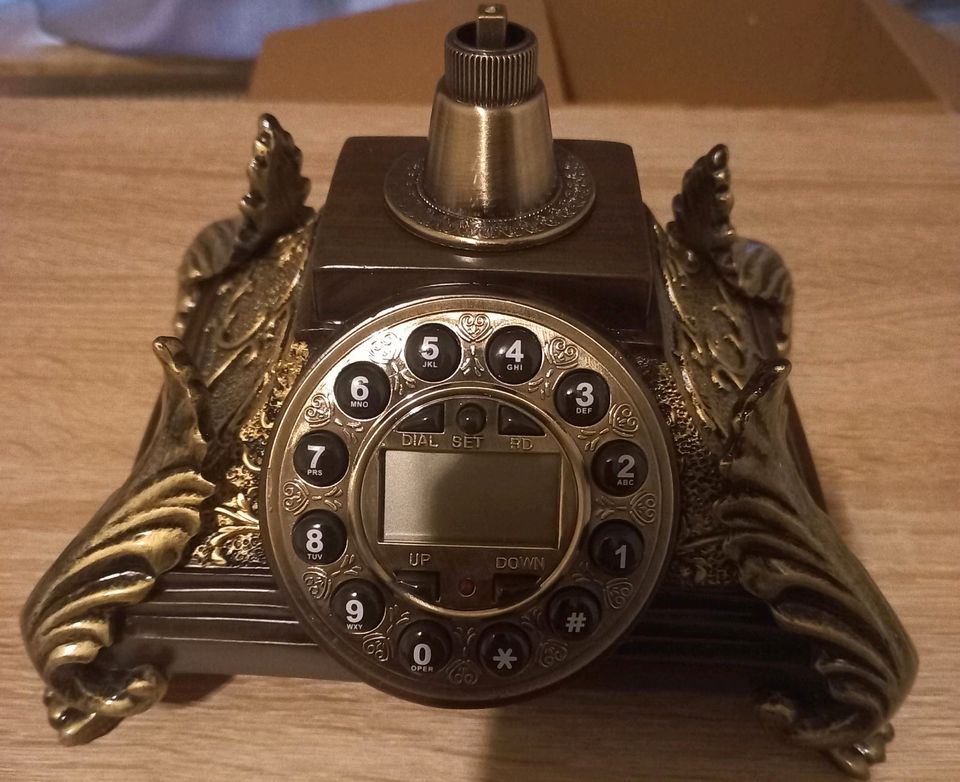 Croft Telephone Dunkelbraun ☎️ Nostalgie Telefon ☆NEU☆ SIEHE FOTO in Altena
