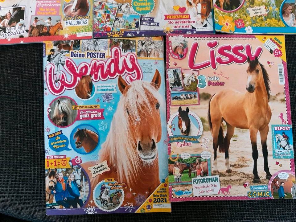 5 Zeitschriften: 4 Wendy, 1 Lissy, Pferde in Mölln