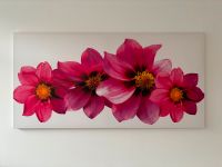 Dahlien Bild auf Leinwand mit Holzrahmen 180x90 cm TOP Hessen - Wiesbaden Vorschau