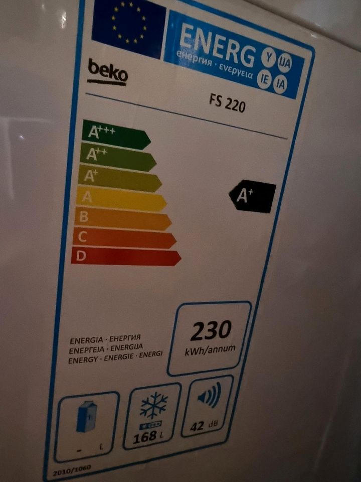 Gefrierschrank Beko, top Zustand! Wie neu! A+ in Neulingen