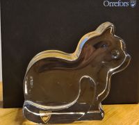 Orrefors Glasfigur Katze Stuttgart - Plieningen Vorschau