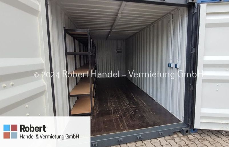 20 Fuß Lagercontainer, Seecontainer, Container, Baucontainer, Materialcontainer, Magazin, Regal, Licht, Starkstrom Strom in Bremerhaven