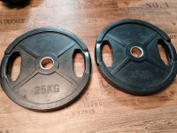 2*25Kg Olympia Hantelscheiben 50mm Bohrung Gummiert Gripper Hessen - Langenselbold Vorschau