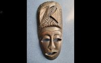 Afrikanische Maske Schnitzerei Vintage Handarbeit J. Jules Baden-Württemberg - Schwäbisch Hall Vorschau