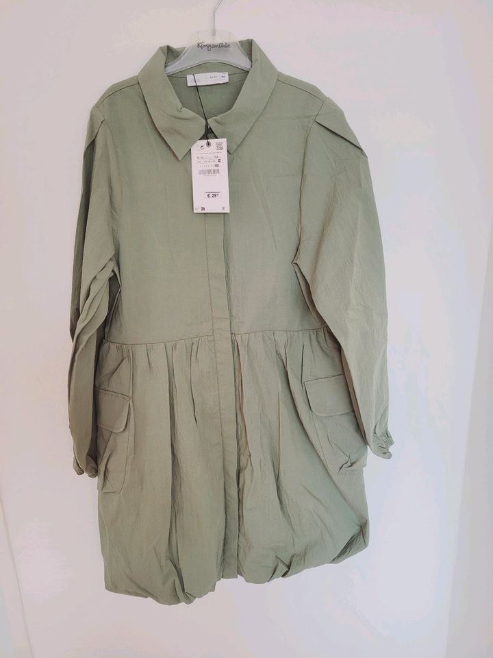 Zara Hemdblusenkleid 164 Neu Kleid khaki in Düsseldorf