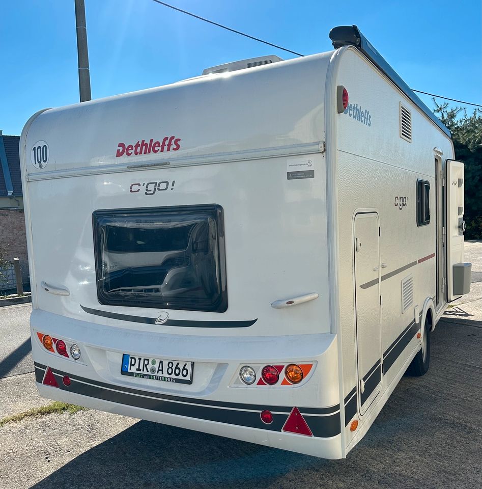 Zu vermieten, Dethleffs Wohnwagen mit 6 Betten Klimaanlage in Dresden