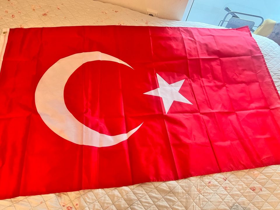 Türkei Flagge Fahne Fußball Trikot Poster Deko Türkiye 90 x 150 in Köln -  Ossendorf