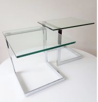 Design Beistelltisch Chrome Glas Ronald Schmitt Gebra Bielefeld - Gadderbaum Vorschau