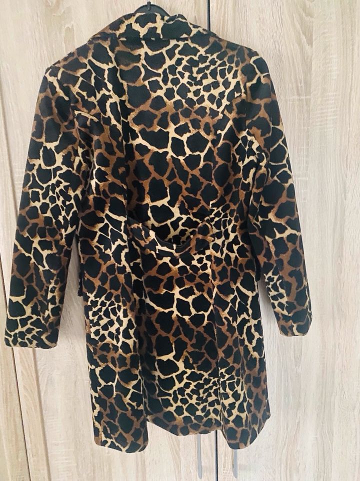 Stylisher Stoff  Mantel, Sommer, 40/42, Animal Print, in Plettenberg