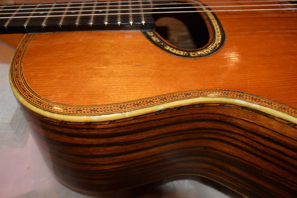 Seltene Jacques Castellucia Gypsy Jazz Gitarre RARITÄT ca. 1946 in Karben