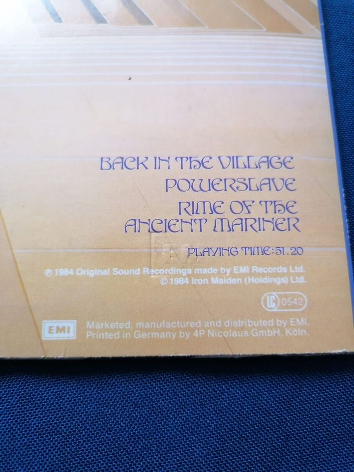 Iron Maiden - Powerslave 12" Vinyl LP first press 1984 in Vöhringen
