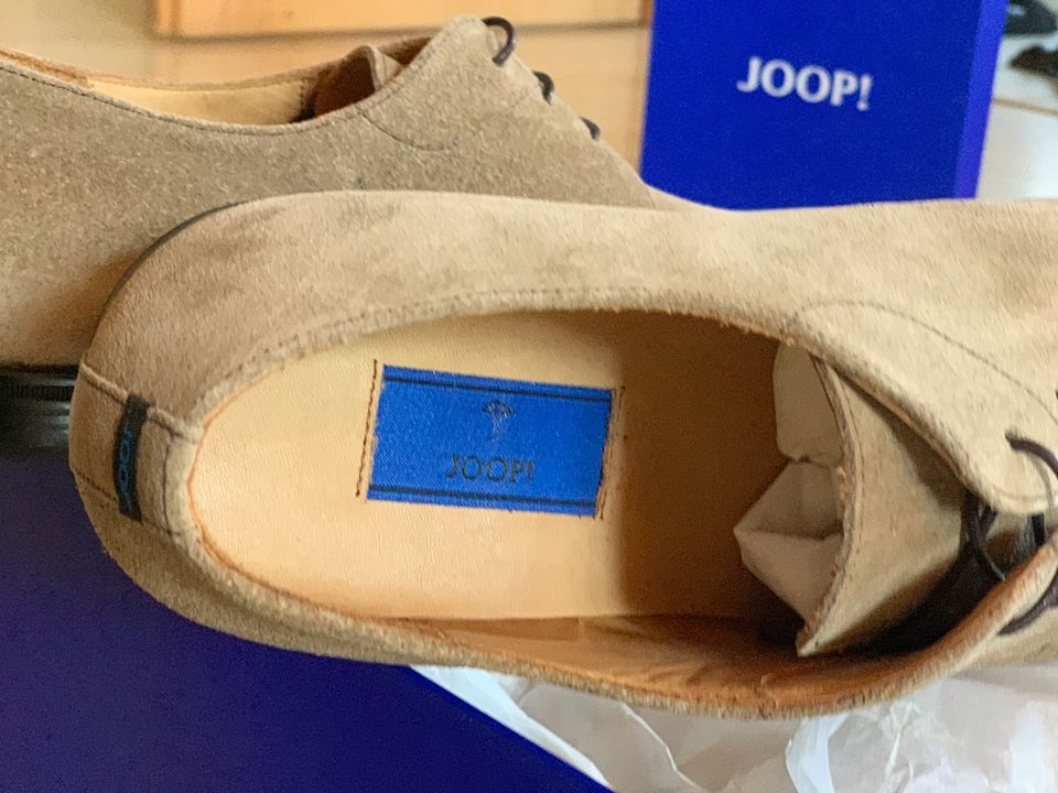 Edle JOOP Schuhe "Kleitos"- beige taube - Wildleder- Gr. 40 - NEU in Allershausen