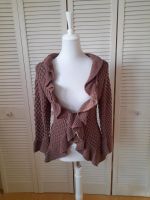 Cardigan mit Volant ZARA, Boho Hippie Ibiza, braun, Gr.M Niedersachsen - Seevetal Vorschau