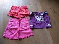 3er Set 122 kurze Hosen Shorts Rock lila pink rot Bayern - Nordendorf Vorschau