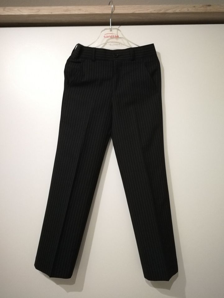 Anzug festlich Nadelstreifen slim Gr. 128 Sakko + Hose in Untergruppenbach