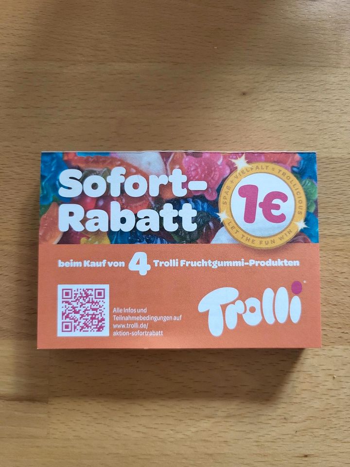 1€ Rabatt Gutschein Gutscheine Trolli bis 18.5.2024 in Zörbig