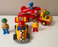 Playmobil Rennauto mit Transporter 6761 und Flieger Düsseldorf - Rath Vorschau