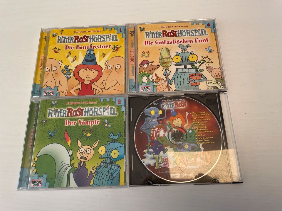 4 Ritter Rost Hörspiel, CDs, Vampir,Bauchredner,fantastische fünf in Willich