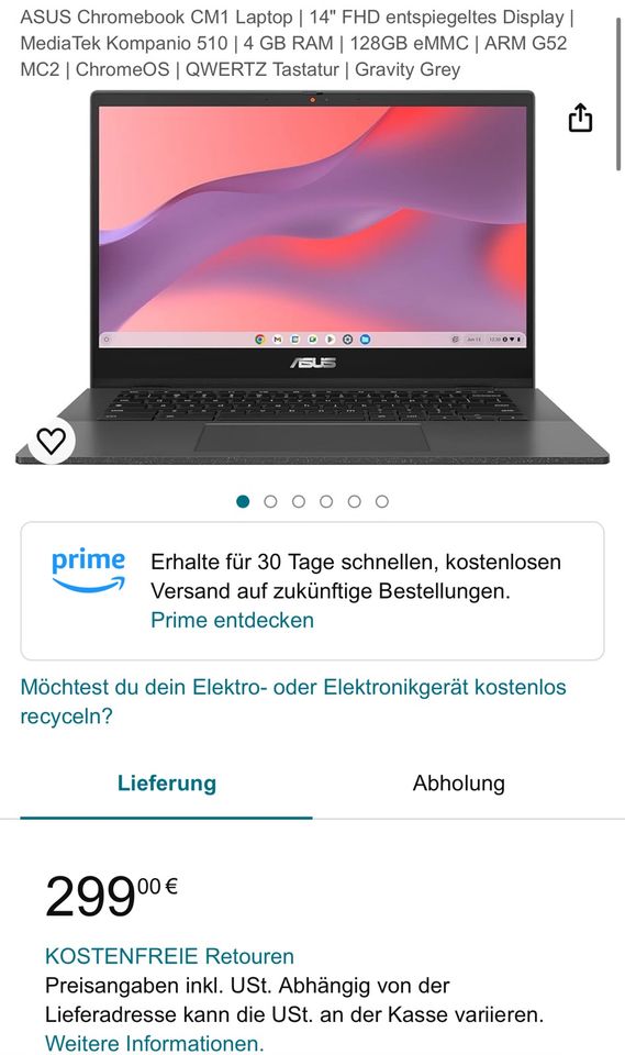 *NEU* ASUS Chromebook CM1402 Laptop Netbook 14Zoll in Wolfsburg