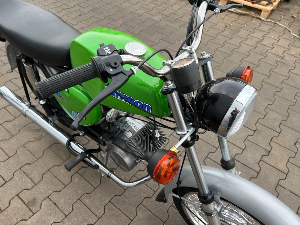 Simson S50 NEUAUFBAU Büffeltank VAPE 1976 Moped Mofa S51 in Osterweddingen