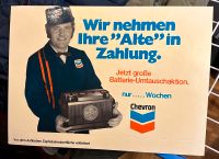 Chevron Mineralöl Werbung 1970  Tankstelle Benzin Batterie Hessen - Oestrich-Winkel Vorschau