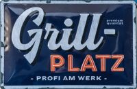 Grill Platz Retro Nostalgic Vintage Blechschild Metallschild 20x3 Bayern - Schweinfurt Vorschau