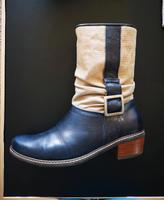 Stiefeletten "Wolky" in Gr. 41 Echt-Leder blau Hannover - Kirchrode-Bemerode-Wülferode Vorschau