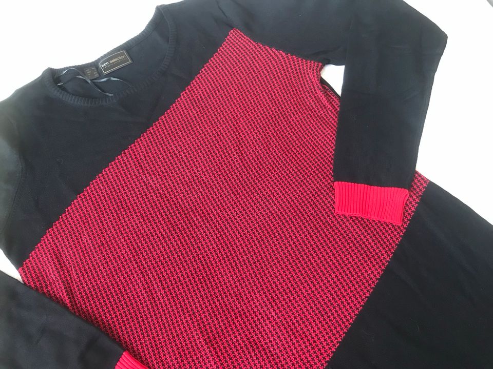 Pullover Pulli Gr. 36/38 S rot schwarz in Ganderkesee