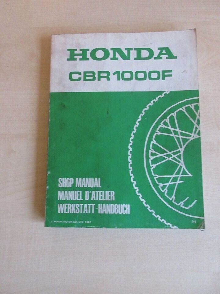Honda CBR 1000 F Shop Manual Werkstatthandbuch 1987 - 1992 in Gelsenkirchen