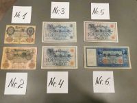 6 Stück Original Reichsbanknoten 20, 50, 100 Mark Sammeln Rarität Dresden - Blasewitz Vorschau
