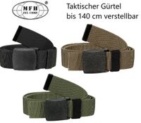 Gürtel Tactical Elastic schwarz Einsatzgürtel Hosengürtel Leicht Bayern - Waldkirchen Vorschau