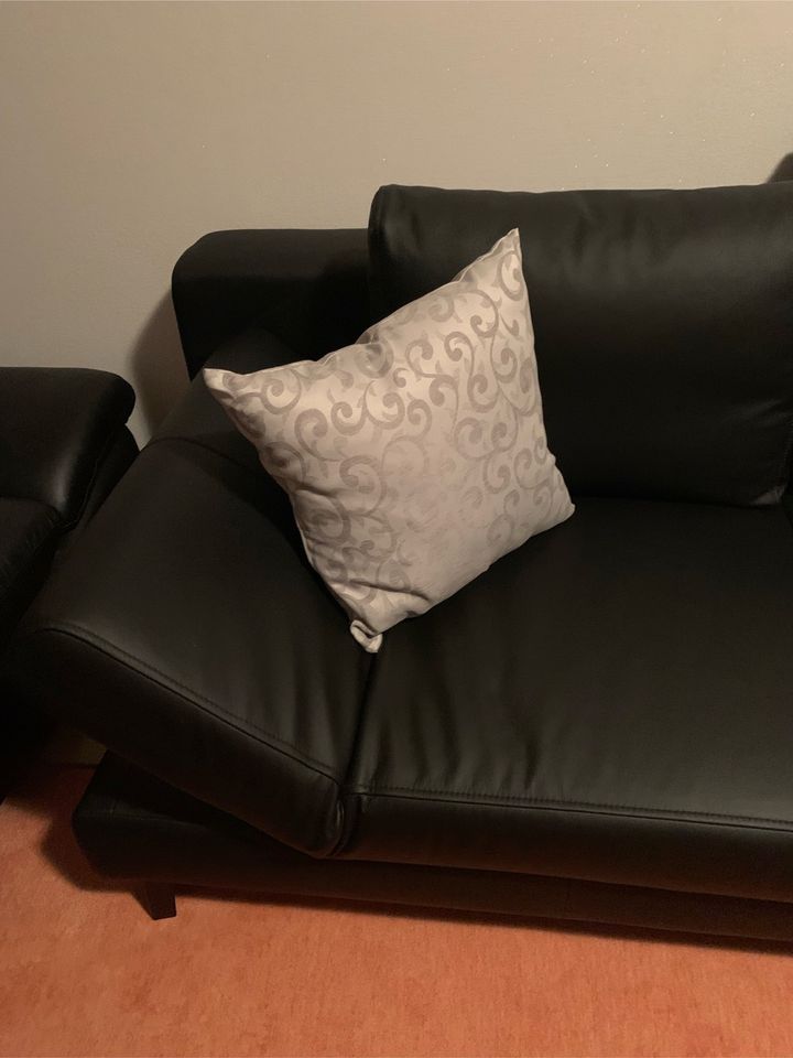 Stylisches Ledersofa mit Schlaffunktion in Sankt Augustin