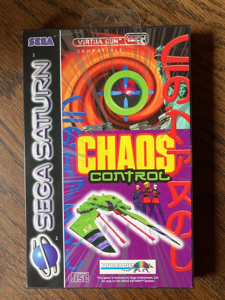 ***Chaos Control, Sega Saturn, 1994, komplett, OVP*** in Geislingen an der Steige