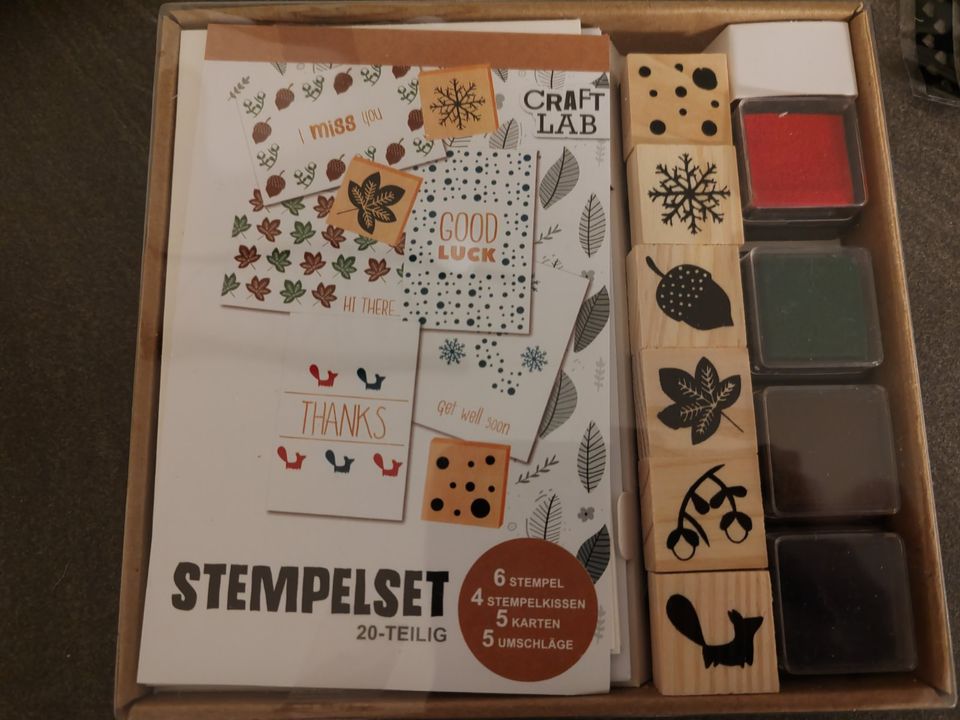 CraftLab Kreativ Bastelset mit Stempeln NEU in Rheinbrohl