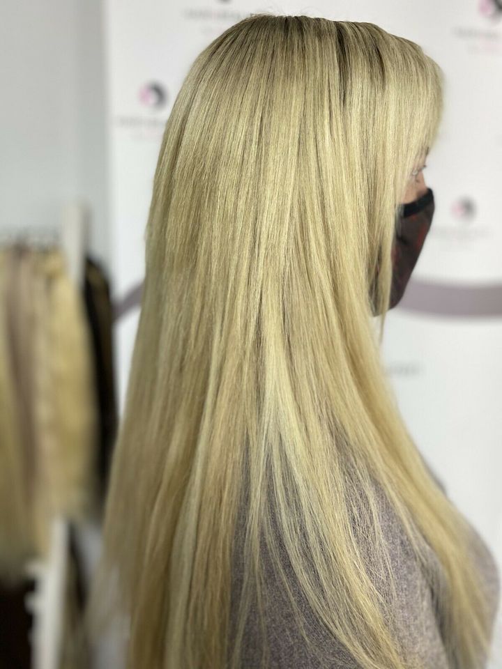 Haarverdichtung mit echthaar extension remyhaar tape tresse bondi in Lünen