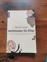 Buch Weltliteratur für Eilige Henrik Lange Sachsen-Anhalt - Magdeburg Vorschau