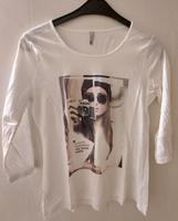 Damenshirt mit 3/4-Ärmeln von Laura Torelli mit Frontaufdruck Sachsen - Zwickau Vorschau