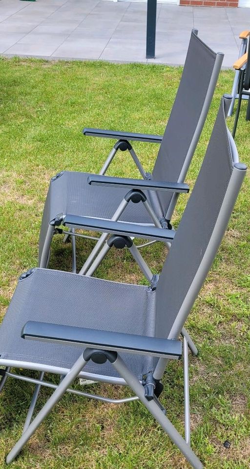 2 Gartenstühle/ Gartenliegen von Livarno Home/ Lidl, w. Neu in Lingen