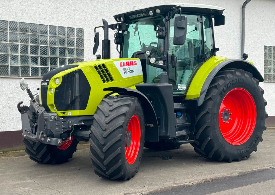 CLAAS ARION 660 CEBIS Cmatic A77 Traktor Schlepper stufenlos GPS in Homberg