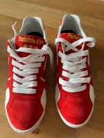 PANTOFOLA d‘oro Sneakers Damen, rot-weiß, Leder Baden-Württemberg - Schwetzingen Vorschau