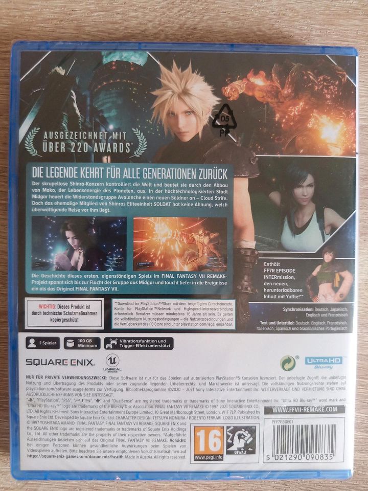 Final Fantasy 7 Remake PS5 Version Neu in Eberswalde