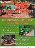13. Traktoren und Oldtimertreffen Angersbach Hessen - Grebenhain Vorschau
